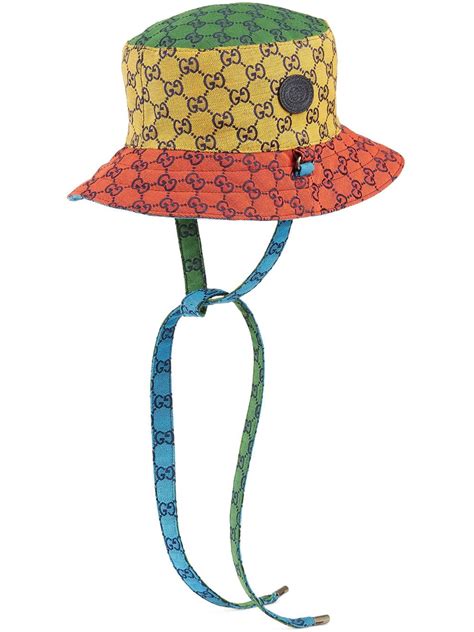 chapeau reversible gucci|gucci reversible bucket hat.